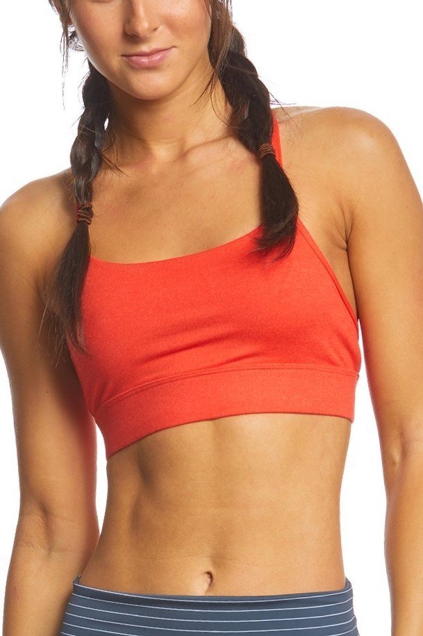 Onzie Flow Elevate Bra 3097 - Coral Majestic - front view
