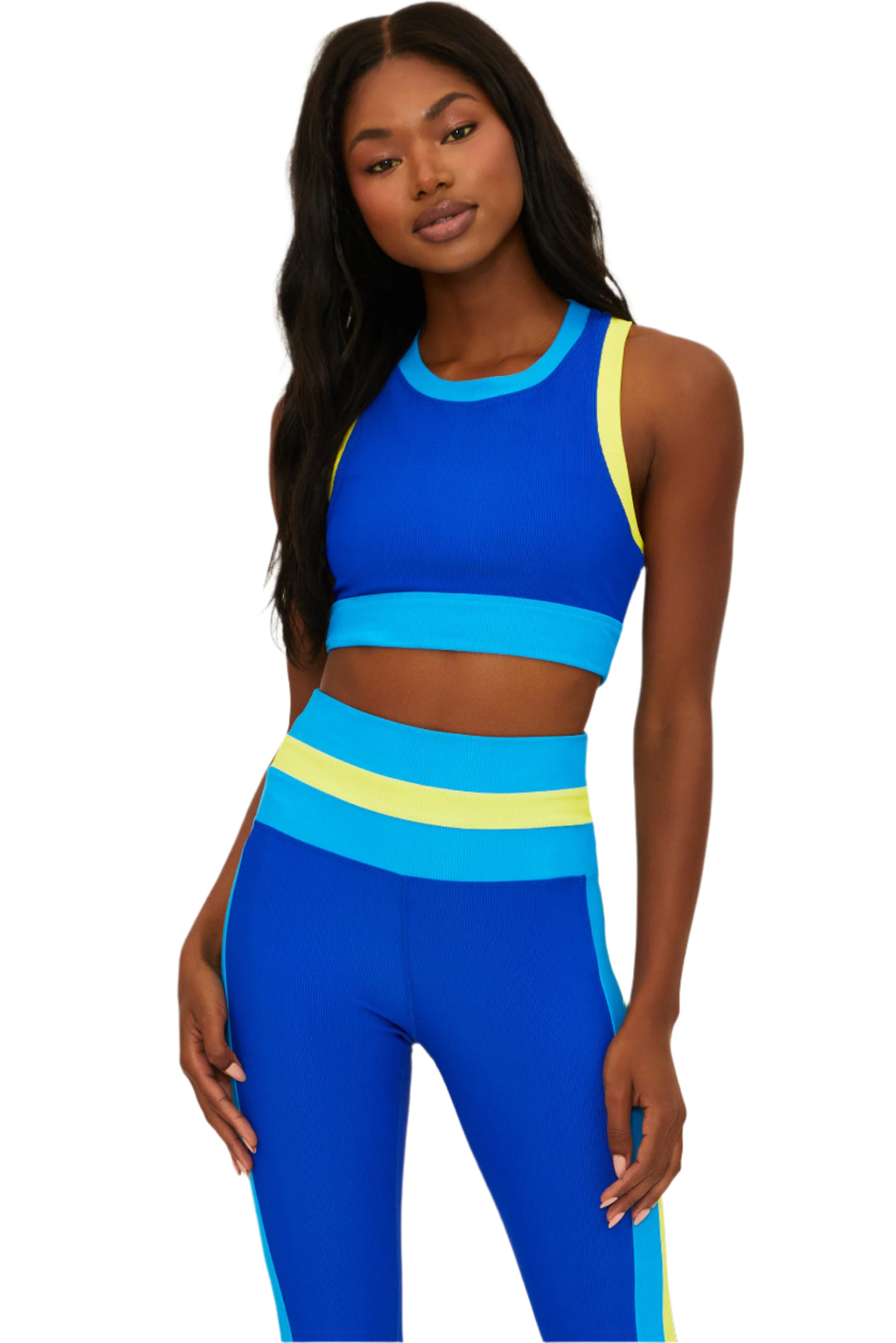 Beach Riot Gwen Top Colorblock - Rivera - Front View